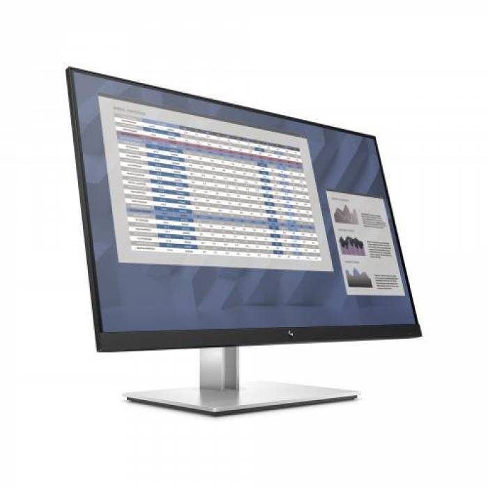 Monitor LED HP E27 G4, 27inch, 1920x1080, 5ms GTG, Black-Silver