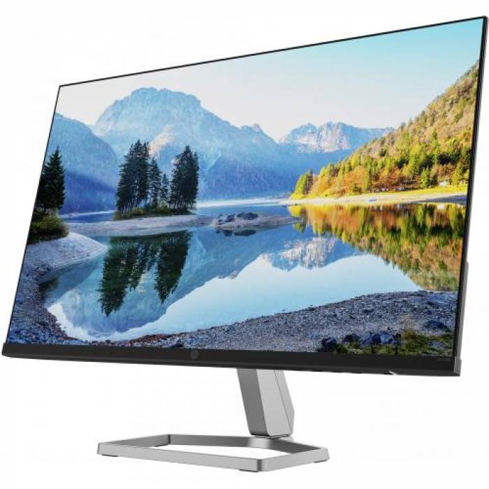 Monitor LED HP M24f, 23.8inch, 1920x1080, 5ms GTG, Black-Silver