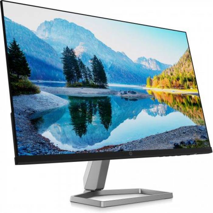 Monitor LED HP M24f, 23.8inch, 1920x1080, 5ms GTG, Black-Silver