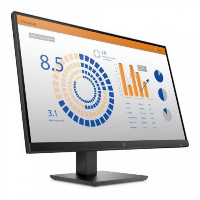 Monitor LED HP P27Q G4, 27inch, 2560x1440, 5ms GTG, Black