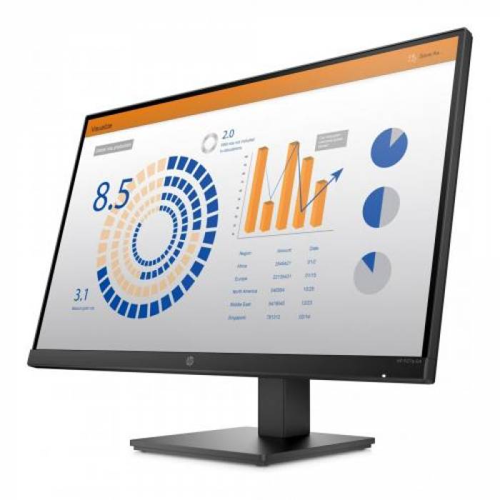 Monitor LED HP P27Q G4, 27inch, 2560x1440, 5ms GTG, Black