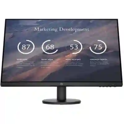 Monitor LED HP P27v, 27inch, 1920x1080, 5ms GtG, Black