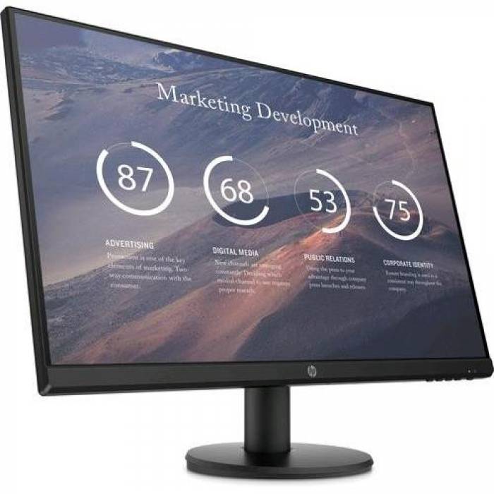 Monitor LED HP P27v, 27inch, 1920x1080, 5ms GtG, Black