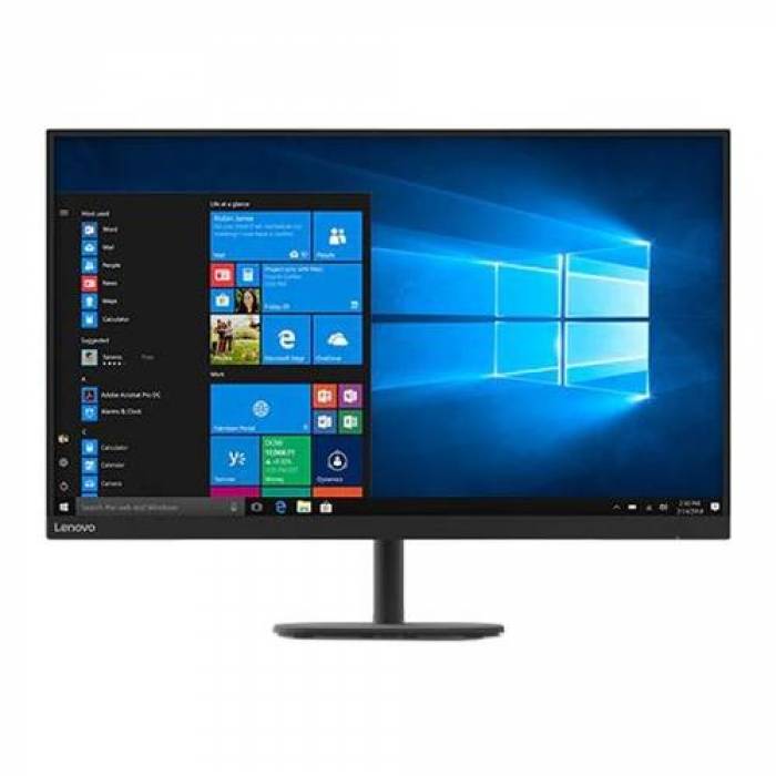 Monitor LED Lenovo D32qc-20, 31.5 inch, 2560x1440, 6 ms, Black