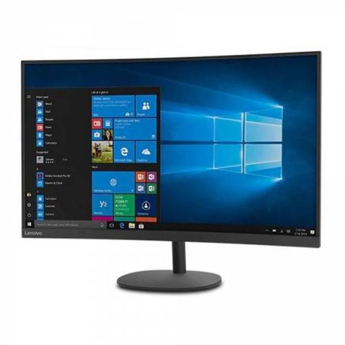 Monitor LED Lenovo D32qc-20, 31.5 inch, 2560x1440, 6 ms, Black