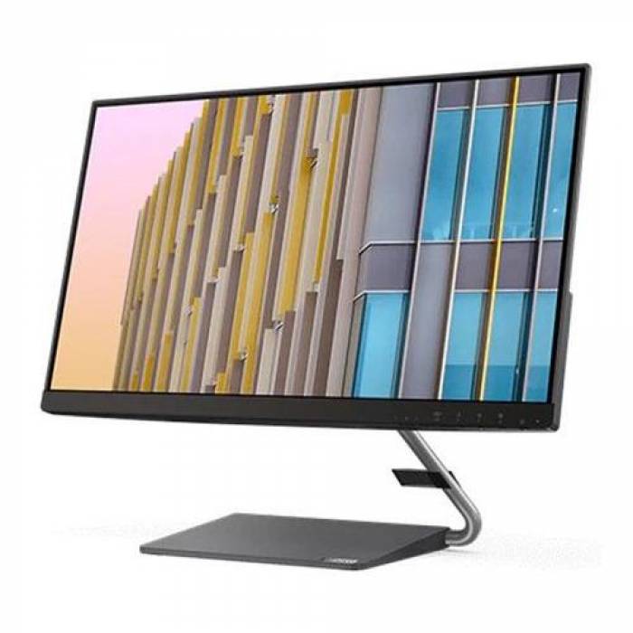 Monitor LED Lenovo Q24h-10, 23.8inch, 2560x1440, 6ms, Warm Gray