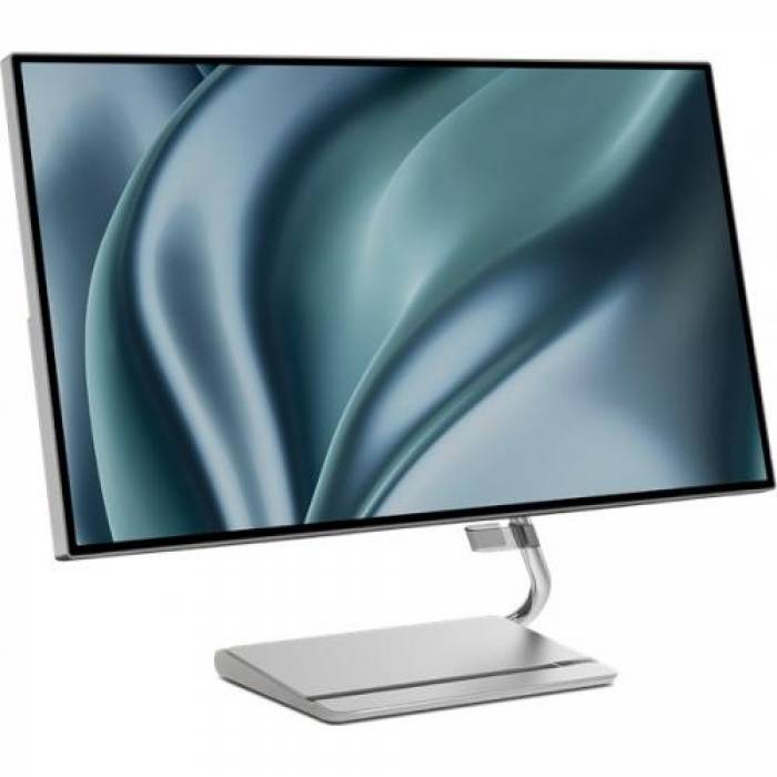 Monitor LED Lenovo Q27H-20, 27inch, 2560x1440, 4ms GTG, Silver