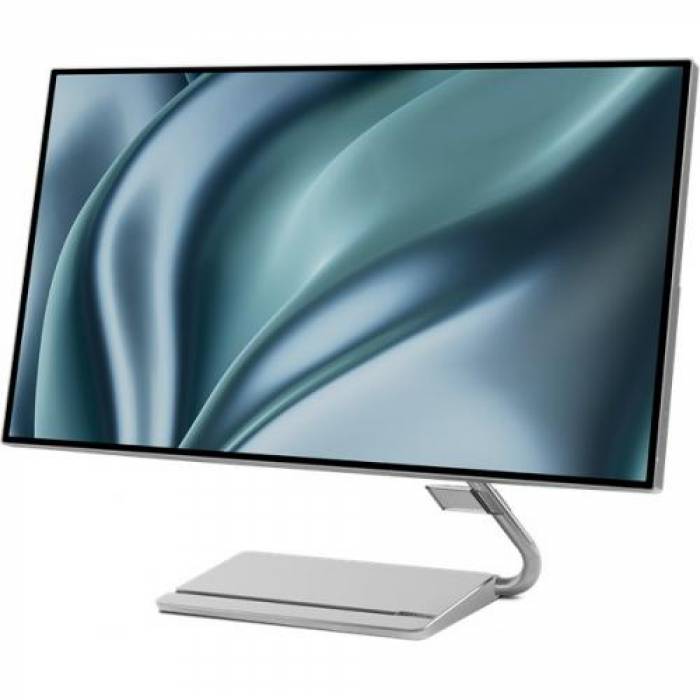 Monitor LED Lenovo Q27H-20, 27inch, 2560x1440, 4ms GTG, Silver