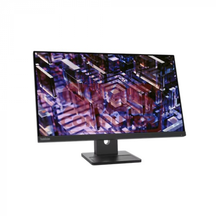 Monitor LED Lenovo ThinkVision E24q-30, 23.8inch, 2560x1440, 4ms, Raven Black