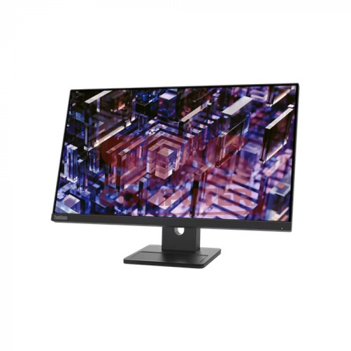 Monitor LED Lenovo ThinkVision E24q-30, 23.8inch, 2560x1440, 4ms, Raven Black