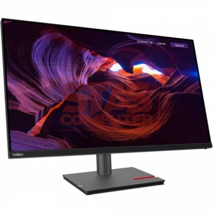 Monitor LED Lenovo ThinkVision P32p-30, 31.5inch, 3840x2160, 6 ms, Black