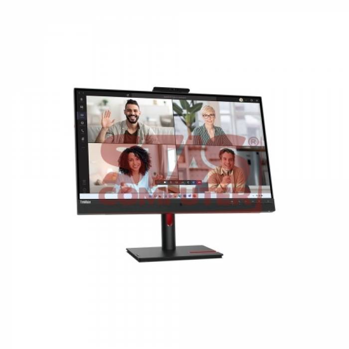 Monitor LED Lenovo ThinkVision T27hv-30, 27inch, 2560x1440, 4ms, Raven Black