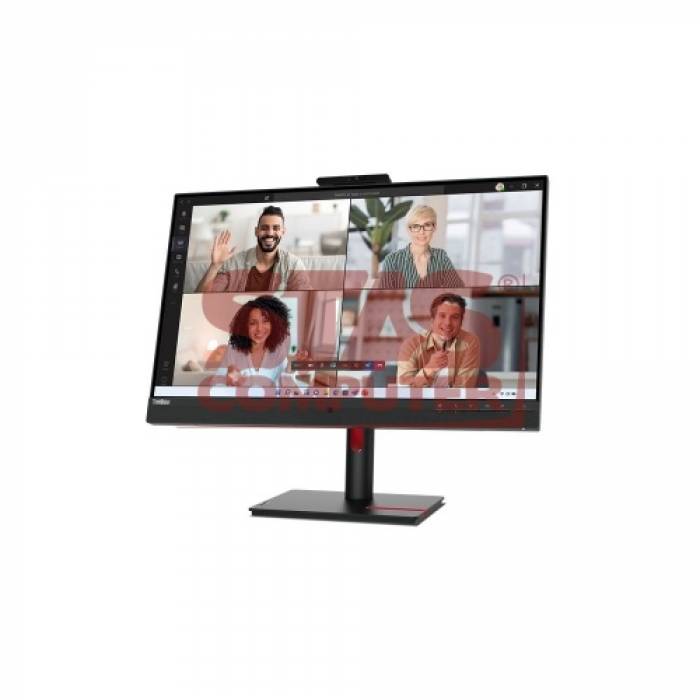 Monitor LED Lenovo ThinkVision T27hv-30, 27inch, 2560x1440, 4ms, Raven Black