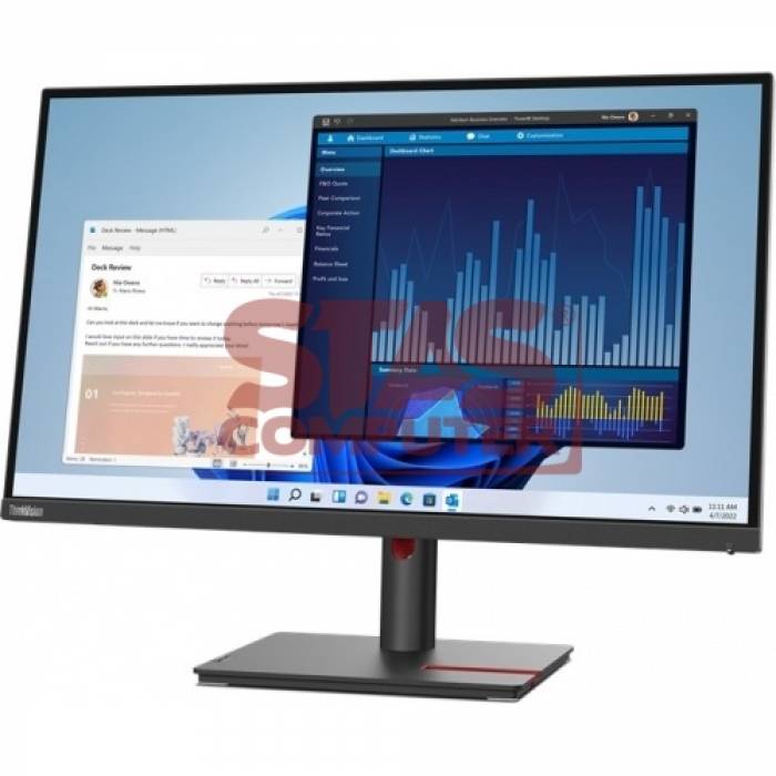 Monitor LED Lenovo ThinkVision T27p-30, 27inch, 3840x2160, 4ms GTG, Raven Black