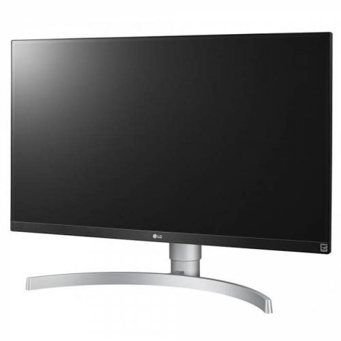 Monitor LED LG 27UL650-W, 27inch, 3840x2160, 5ms GTG, Black-Silver