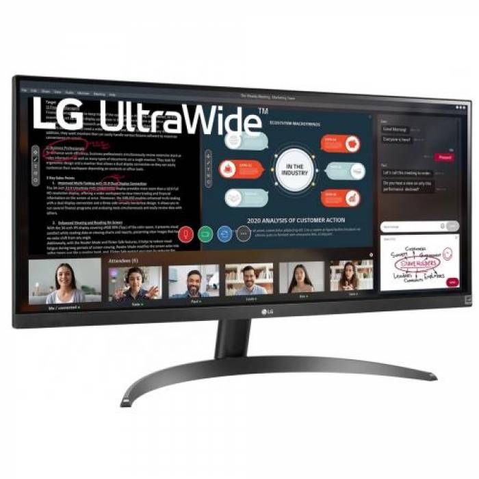 Monitor LED LG 29WP500-B, 29inch, 2560x1080, 5ms , Black