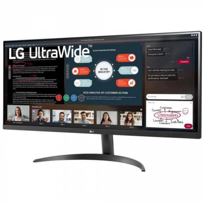 Monitor LED LG 34WP500-B, 34inch, 2560x1080, 5ms GTG, Black