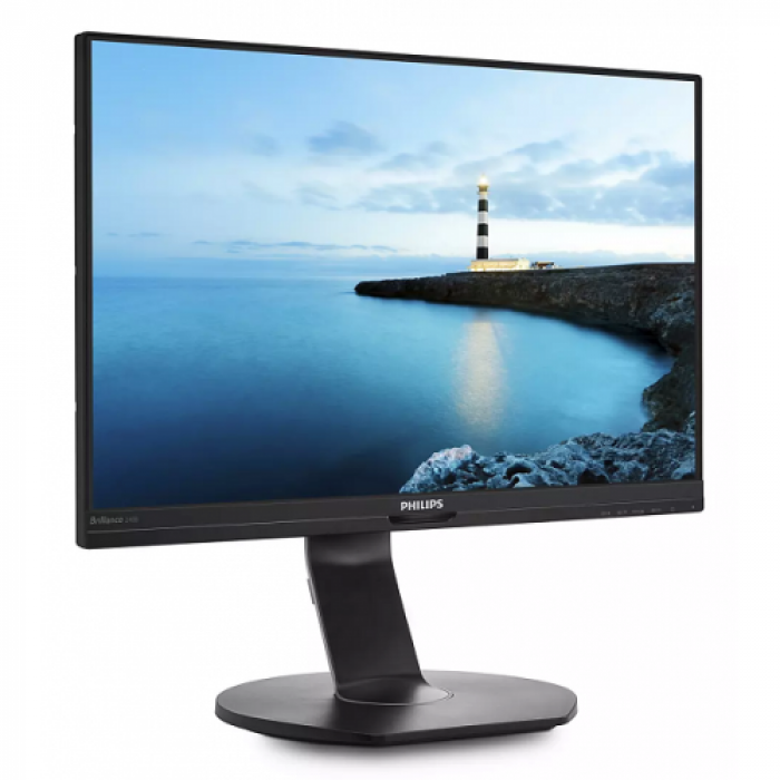 Monitor LED Philips 240B7QPJEB, 24.1inch, 1920x1200, 5ms GTG, Black