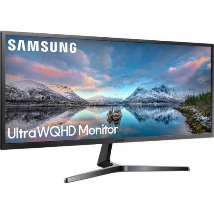 Monitor LED Samsung S34J550WQU, 34inch, 3440x1440, 4ms, Black