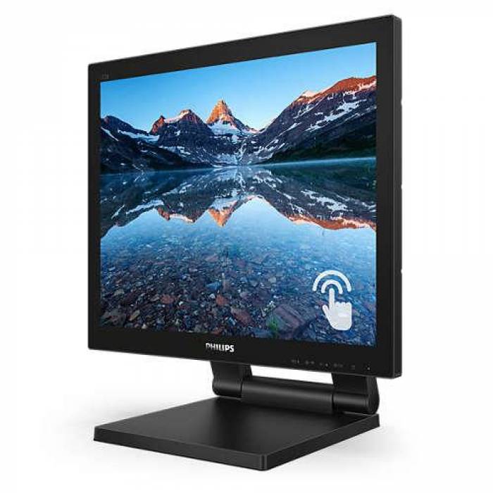 Monitor LED Touchscreen Philips 172B9T, 17inch, 1280x1024, 1ms GTG, Black