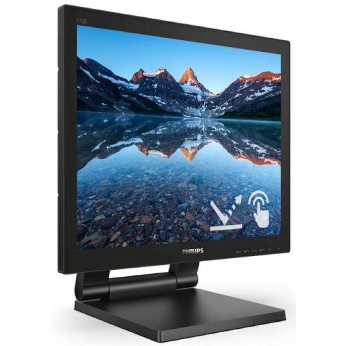 Monitor LED Touchscreen Philips 172B9TL/00, 17inch, 1280x1024, 1ms, Black