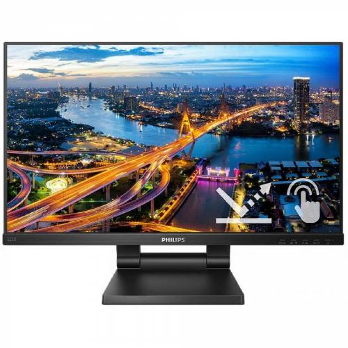 Monitor LED Touchscreen Philips 222B1TC, 21.5inch, 1920x1080, 4ms, Black