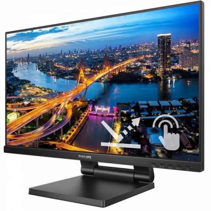 Monitor LED Touchscreen Philips 222B1TC, 21.5inch, 1920x1080, 4ms, Black