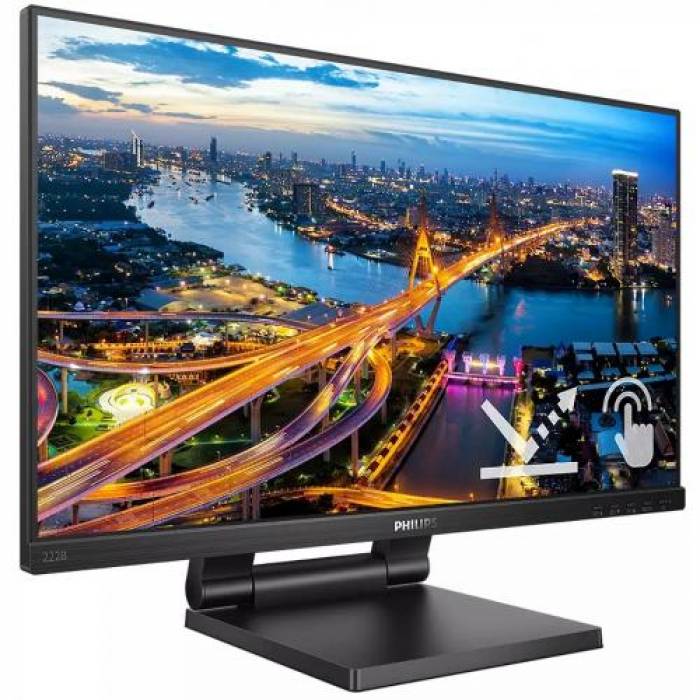 Monitor LED Touchscreen Philips 222B1TC, 21.5inch, 1920x1080, 4ms, Black