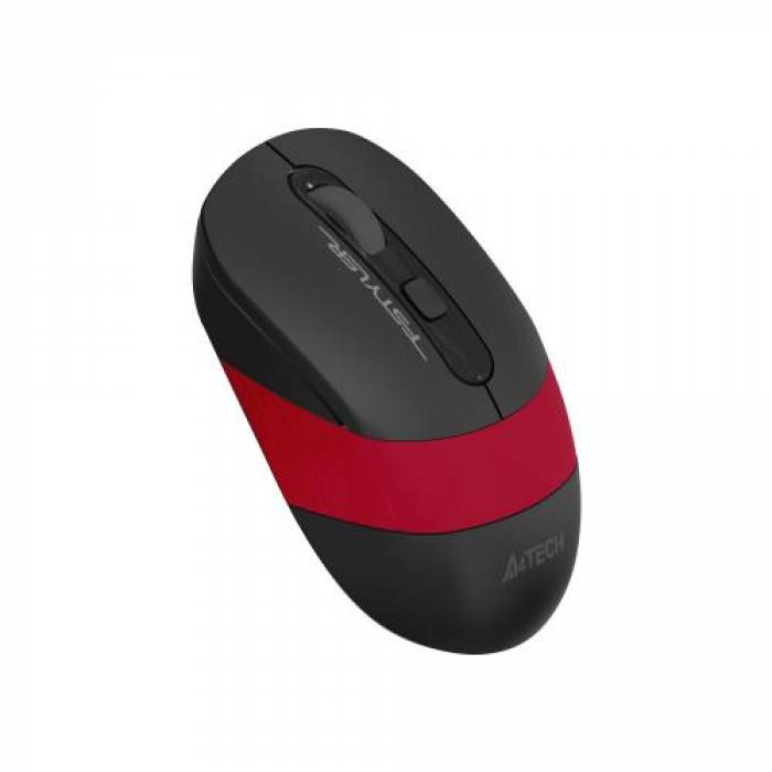 Mouse Optic A4Tech Fstyler FG10, USB Wireless, Black-Red