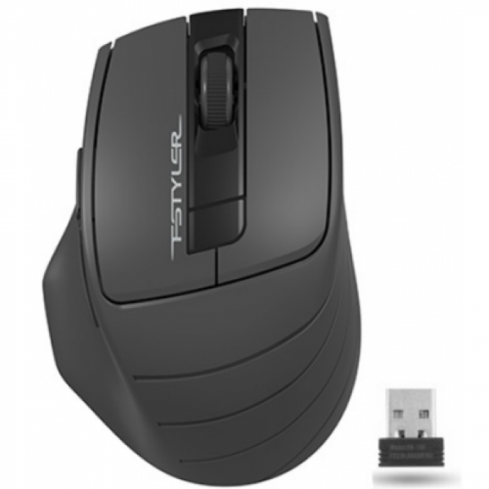 Mouse Optic A4Tech Fstyler FG30, USB Wireless, Black-Grey