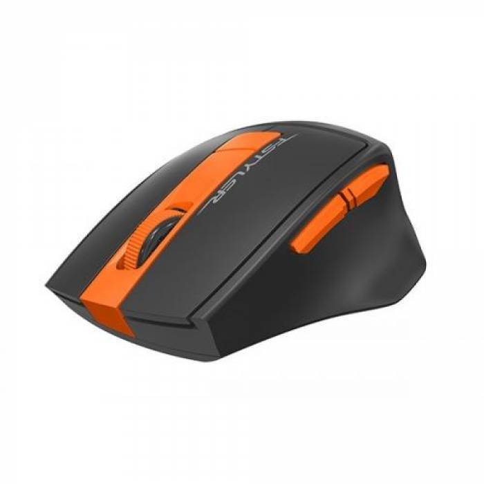 Mouse Optic A4Tech Fstyler FG30, USB Wireless, Black-Orange