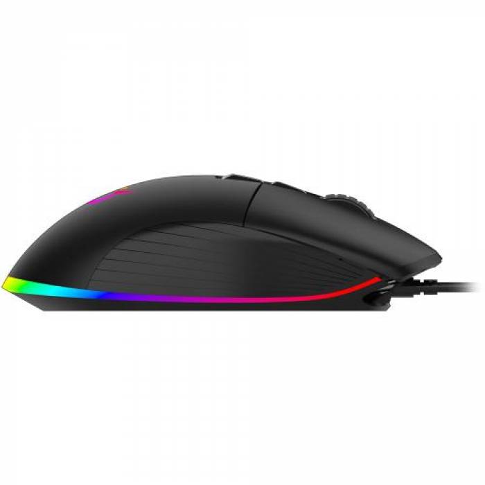 Mouse Optic AQIRYS Acrux, USB, Black