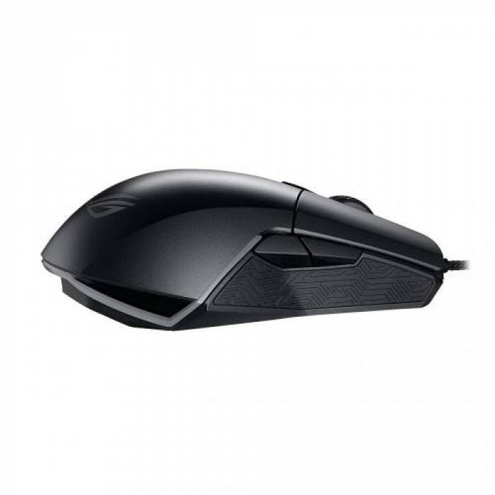 Mouse Optic ASUS ROG Pugio RGB, USB, Black