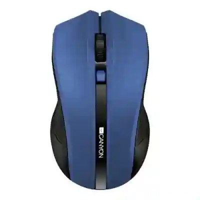 Mouse Optic Canyon CNE-CMSW05BL, USB Wireless, Blue-Black