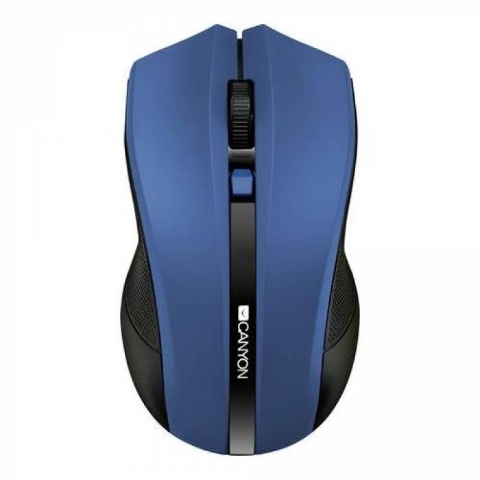 Mouse Optic Canyon CNE-CMSW05BL, USB Wireless, Blue-Black