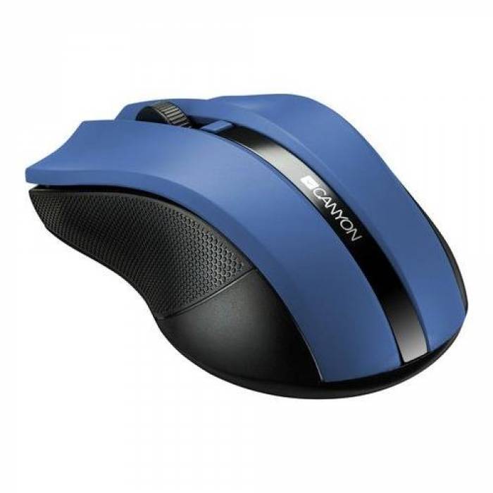 Mouse Optic Canyon CNE-CMSW05BL, USB Wireless, Blue-Black