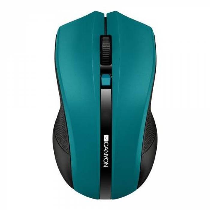 Mouse Optic Canyon CNE-CMSW05G, USB Wireless, Green-Black