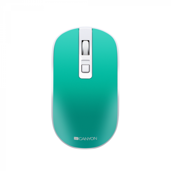 Mouse Optic Canyon CNS-CMSW18A, USB Wireless, Green