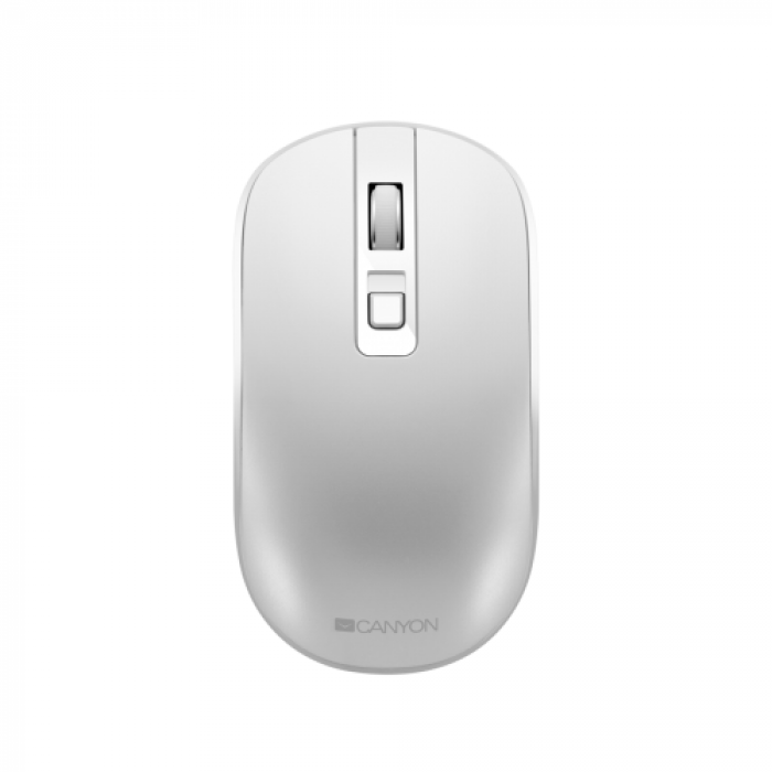 Mouse Optic Canyon CNS-CMSW18PW, USB Wireless, White