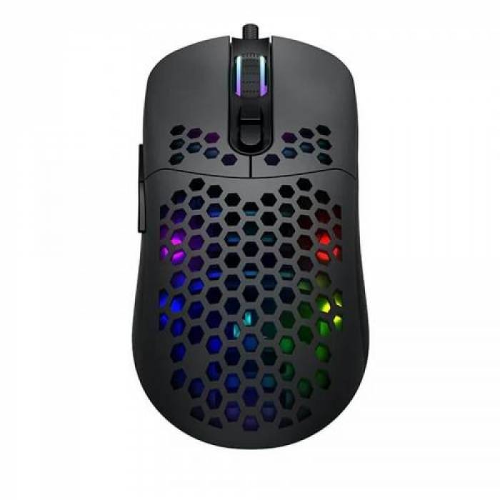 Mouse Optic Deepcool MC310 aRGB, USB, Black