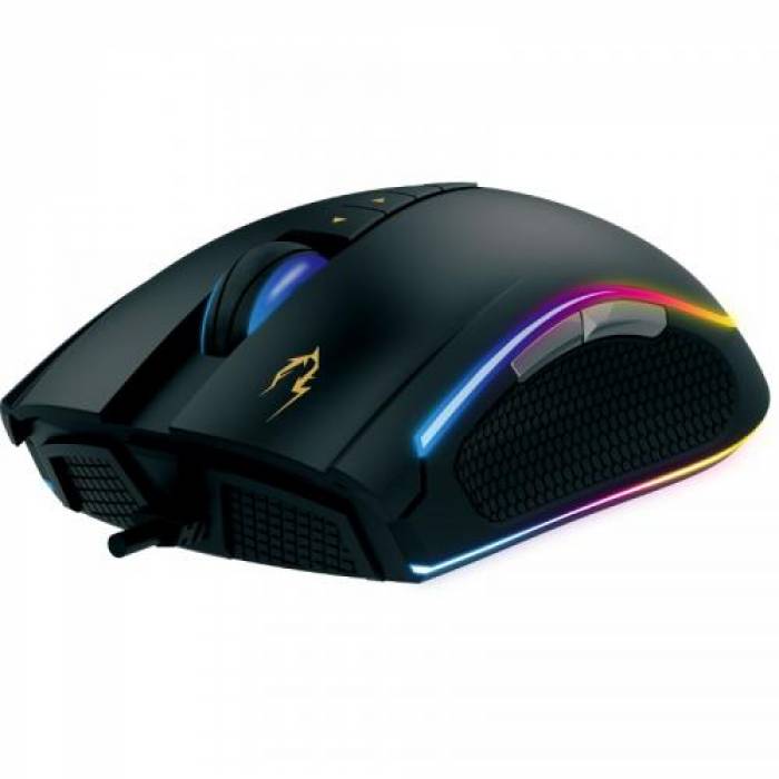 Mouse optic Gamdias Zeus M1 RGB LED, USB, Black