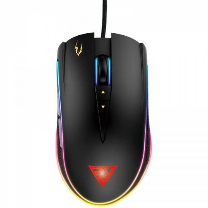 Mouse optic Gamdias ZEUS P1 RGB LED, USB, Black