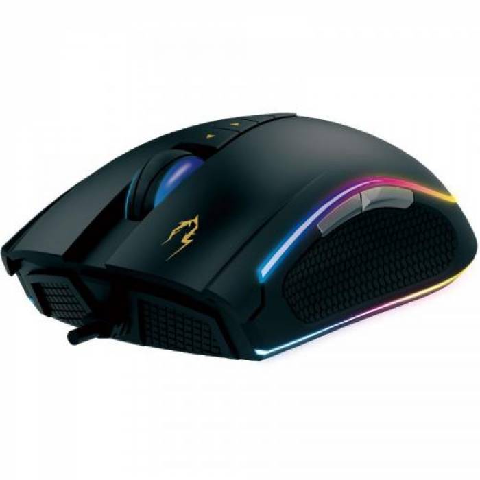 Mouse optic Gamdias ZEUS P1 RGB LED, USB, Black