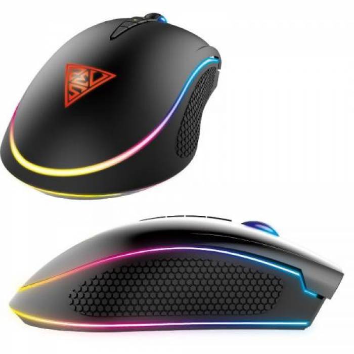 Mouse optic Gamdias ZEUS P1 RGB LED, USB, Black