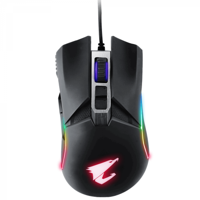 Mouse Optic Gigabyte AORUS M5, RGB LED, USB, Black