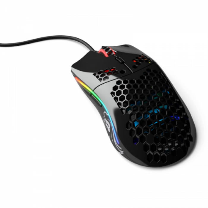 Mouse Optic Glorious PC Gaming Race Glorious Model O Minus, USB, Glossy Black