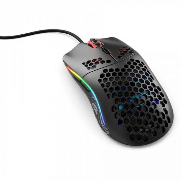 Mouse Optic Glorious PC Gaming Race Glorious Model O Minus, USB, Matte Black