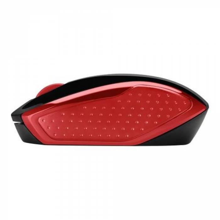 Mouse Optic HP 200, USB Wireless, Black-Red