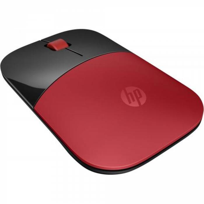 Mouse Optic HP Z3700, USB Wireless, Black-Red