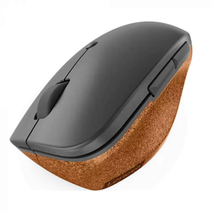 Mouse Optic Lenovo Go Vertical, USB Wireless, Black